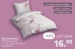 ROLLER Biber-Bettwäsche Angebot