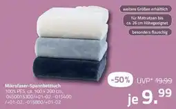 ROLLER Mikrofaser-Spannbetttuch Angebot