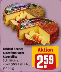 nahkauf Baldauf Senner Alpenfeuer oder Alpenblüte Schnittkäse Angebot