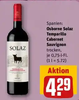 nahkauf Osborne Solaz Tempranillo Cabernet Sauvignon Angebot