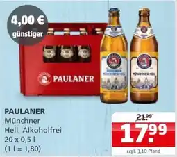 Getränke Quelle PAULANER Münchner Hell, Alkoholfrei Angebot