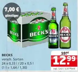 Getränke Quelle BECK'S Angebot