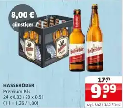 Getränke Quelle HASSERÖDER Premium Pils Angebot