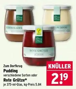 Wasgau Zum Dorfkrug Pudding Angebot