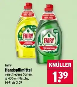 Wasgau Fairy Handspülmittel Angebot