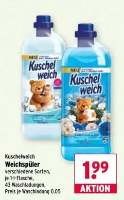 Wasgau Kuschelweich Weichspüler Angebot
