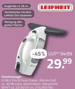 ROLLER LEIFHEIT Fenstersauger 51045, Dry & Clean Classic Angebot