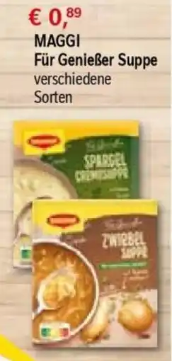 Wasgau MAGGI Für Genießer Suppe Angebot