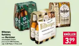 Wasgau Bitburger, Karlsberg oder Warsteiner Angebot