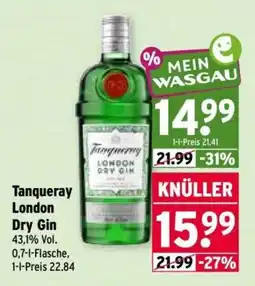 Wasgau Tanqueray London Dry Gin Angebot