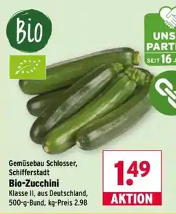 Wasgau Gemüsebau Schlosser Bio-Zucchini Angebot