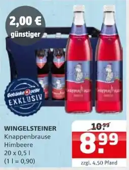 Getränke Quelle WINGELSTEINER Knappenbrause Himbeere Angebot