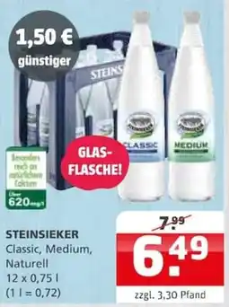 Getränke Quelle STEINSIEKER Classic, Medium, Naturell Angebot