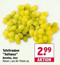 Wasgau Tafeltrauben "Sultanas" Angebot