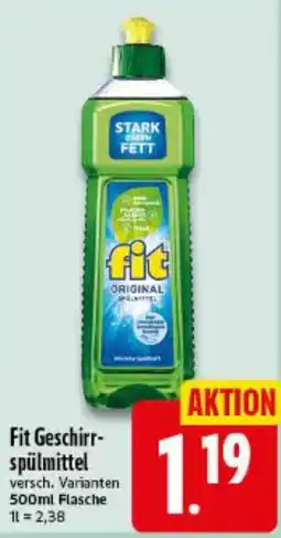 Elli Markt Fit Geschirrspülmittel Angebot