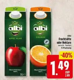 Elli Markt Albi Fruchtsäfte oder Nektare Angebot