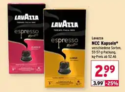 Wasgau Lavazza NCC Kapseln Angebot