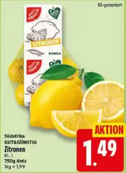 Elli Markt GUT&GÜNSTIG Zitronen Angebot