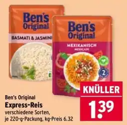 Wasgau Ben's Original Express-Reis Angebot
