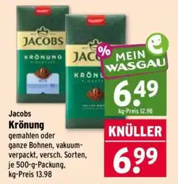 Wasgau Jacobs Krönung Angebot