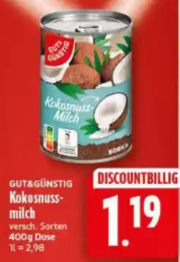 Elli Markt GUT&GÜNSTIG Kokosnussmilch Angebot