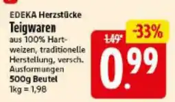 Elli Markt EDEKA Herzstücke Teigwaren Angebot