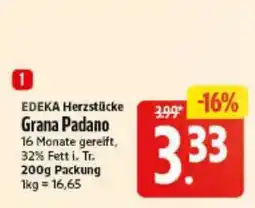 Elli Markt EDEKA Herzstücke Grana Padano Angebot