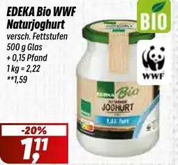 Simmel EDEKA Bio WWF Naturjoghurt Angebot
