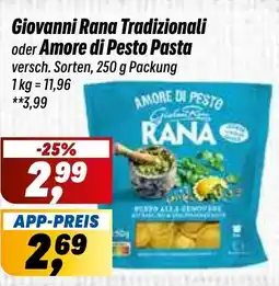 Simmel Giovanni Rana Tradizionali oder Amore di Pesto Pasta Angebot