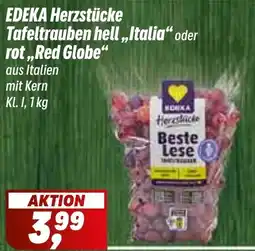 Simmel EDEKA Herzstücke Tafeltrauben hell ,,Italia" oder rot,,Red Globe" Angebot