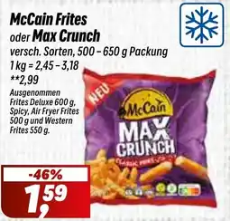 Simmel McCain Frites oder Max Crunch Angebot