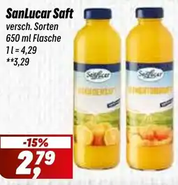 Simmel SanLucar Saft Angebot