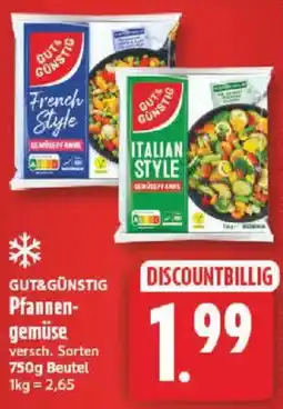 NP Discount GUT&GÜNSTIG Pfannengemüse Angebot
