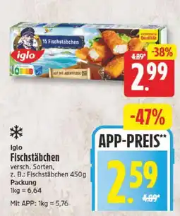 NP Discount Iglo Fischstäbchen Angebot