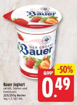 NP Discount Bauer Joghurt Angebot