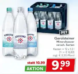 Getränkeland Gerolsteiner Mineralwasser Angebot