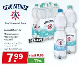 Getränkeland Gerolsteiner Mineralwasser Angebot