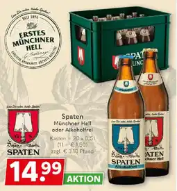 Getränkeland Spaten Münchner Hell oder Alkoholfrei Angebot