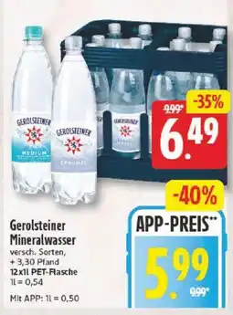 NP Discount Gerolsteiner Mineralwasser Angebot