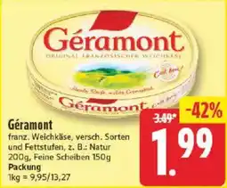 NP Discount Géramont franz. Weichkäse Angebot