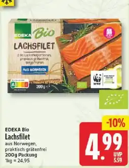 NP Discount EDEKA Bio Lachsfilet Angebot