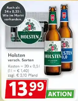 Getränkeland Holsten versch. Sorten Angebot