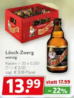 Getränkeland Lösch-Zwerg würzig Angebot