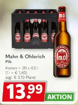 Getränkeland Mahn & Ohlerich Pils Angebot