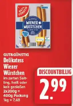 NP Discount Delikatess Wiener Würstchen Angebot