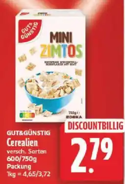 NP Discount GUT&GÜNSTIG Cerealien Angebot