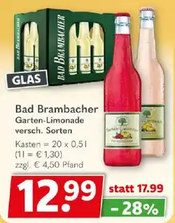 Getränkeland Bad Brambacher Garten-Limonade Angebot