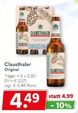 Getränkeland Clausthaler Original Angebot