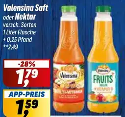 Simmel Valensina Saft oder Nektar Angebot