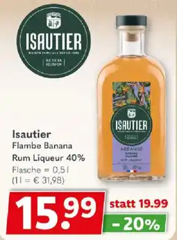 Getränkeland Isautier Flambe Banana Rum Liqueur Angebot